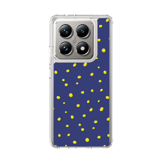 スリムプロテクションケース［ Drawing Dot - Navy ］