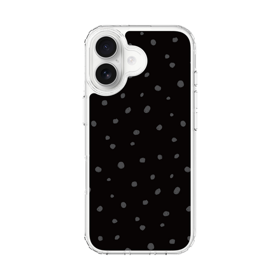 スリムプロテクションケース［ Drawing Dot - Black ］