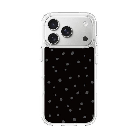 スリムプロテクションケース［ Drawing Dot - Black ］