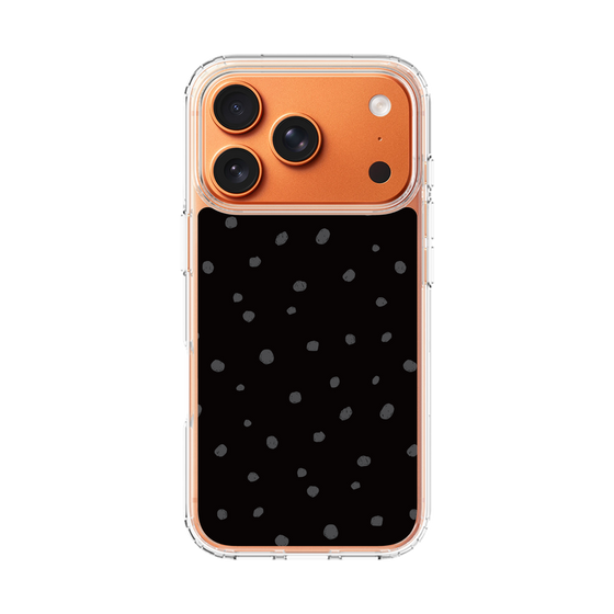 スリムプロテクションケース［ Drawing Dot - Black ］