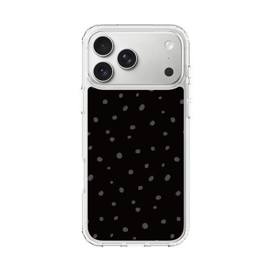 スリムプロテクションケース［ Drawing Dot - Black ］