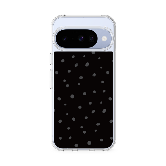 スリムプロテクションケース［ Drawing Dot - Black ］