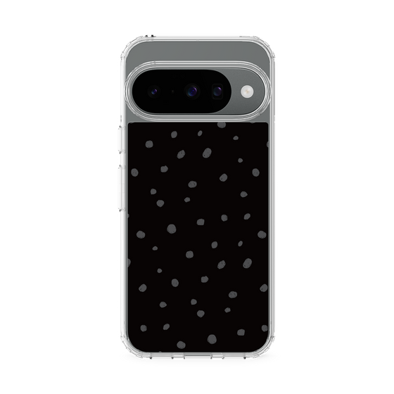 スリムプロテクションケース［ Drawing Dot - Black ］