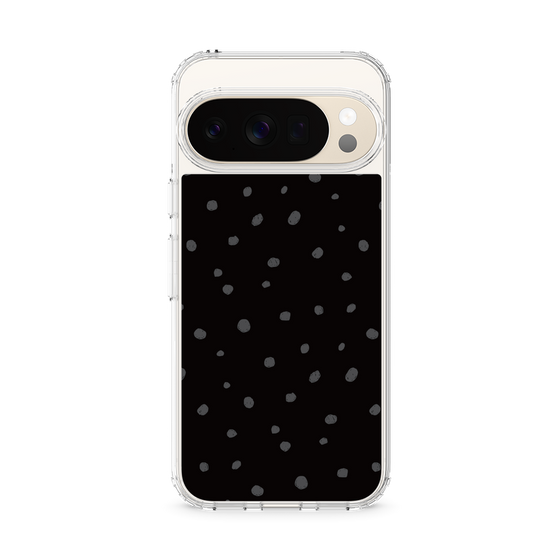 スリムプロテクションケース［ Drawing Dot - Black ］