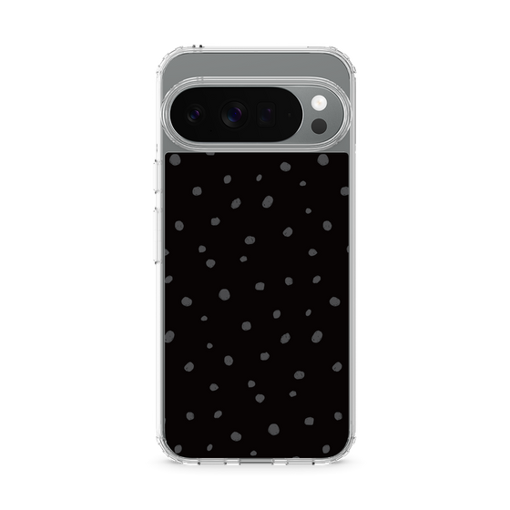 スリムプロテクションケース［ Drawing Dot - Black ］