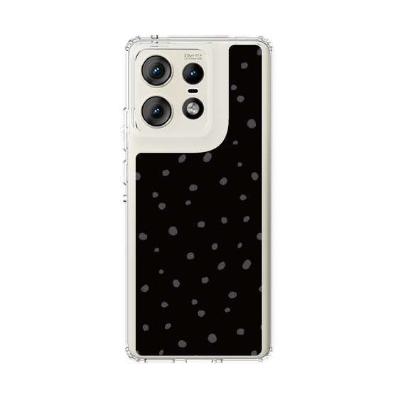 スリムプロテクションケース［ Drawing Dot - Black ］