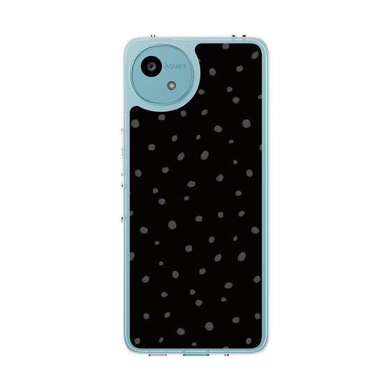 スリムプロテクションケース［ Drawing Dot - Black ］