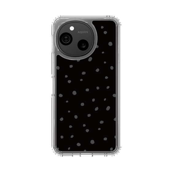 スリムプロテクションケース［ Drawing Dot - Black ］