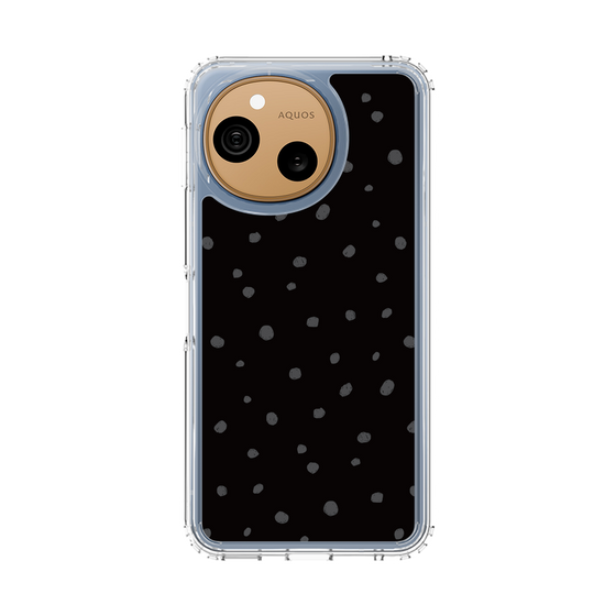 スリムプロテクションケース［ Drawing Dot - Black ］