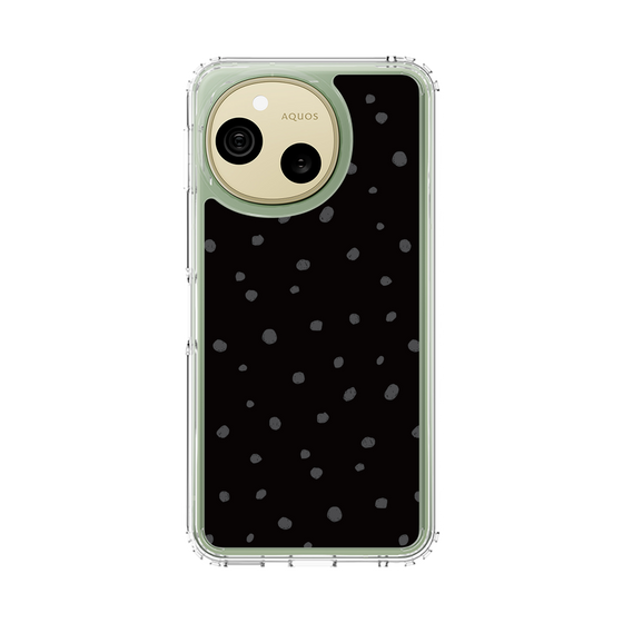 スリムプロテクションケース［ Drawing Dot - Black ］