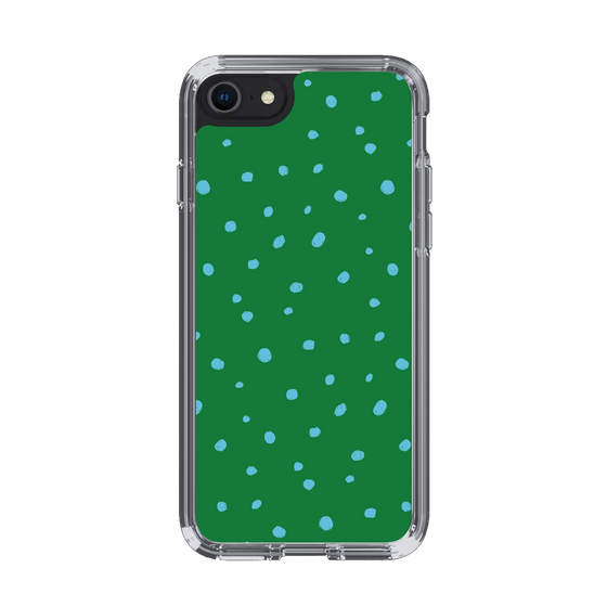 スリムプロテクションケース［ Drawing Dot - Green ］