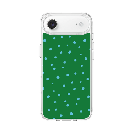 スリムプロテクションケース［ Drawing Dot - Green ］