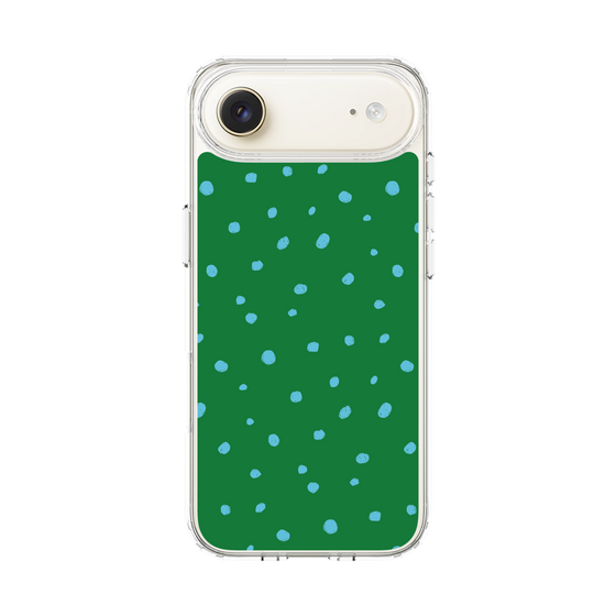 スリムプロテクションケース［ Drawing Dot - Green ］