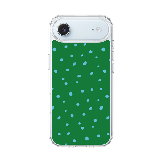 スリムプロテクションケース［ Drawing Dot - Green ］
