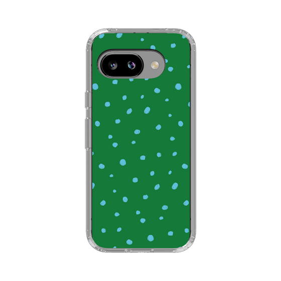 スリムプロテクションケース［ Drawing Dot - Green ］