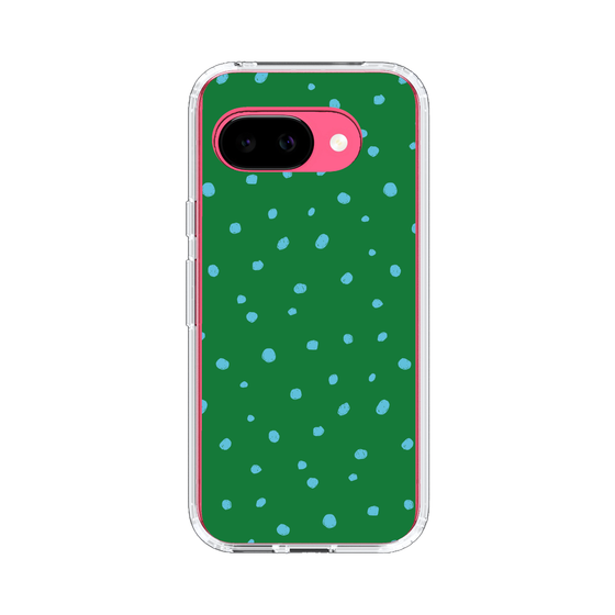 スリムプロテクションケース［ Drawing Dot - Green ］