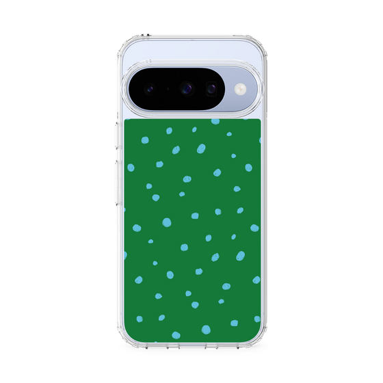 スリムプロテクションケース［ Drawing Dot - Green ］