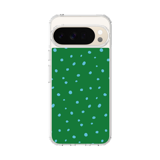 スリムプロテクションケース［ Drawing Dot - Green ］