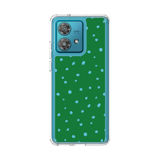 スリムプロテクションケース［ Drawing Dot - Green ］
