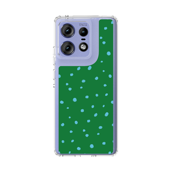 スリムプロテクションケース［ Drawing Dot - Green ］
