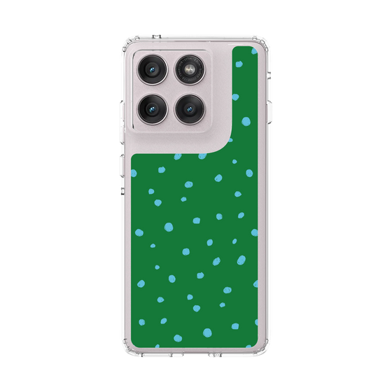 スリムプロテクションケース［ Drawing Dot - Green ］