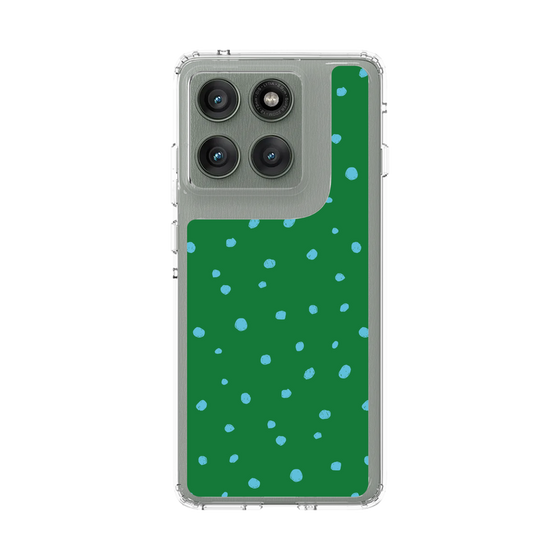 スリムプロテクションケース［ Drawing Dot - Green ］