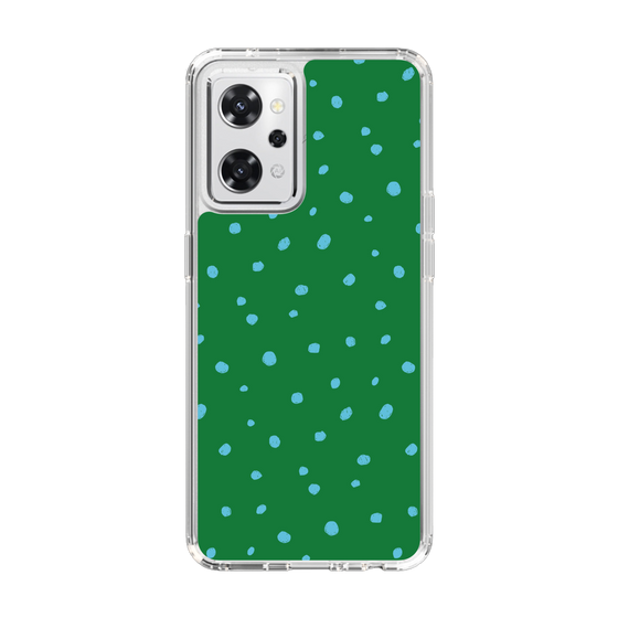 スリムプロテクションケース［ Drawing Dot - Green ］