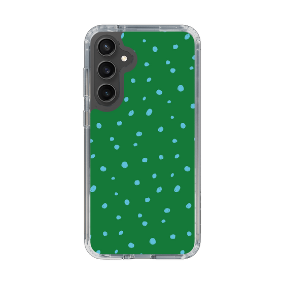 スリムプロテクションケース［ Drawing Dot - Green ］