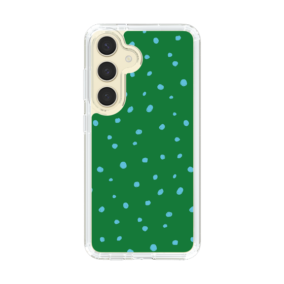 スリムプロテクションケース［ Drawing Dot - Green ］