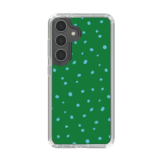 スリムプロテクションケース［ Drawing Dot - Green ］