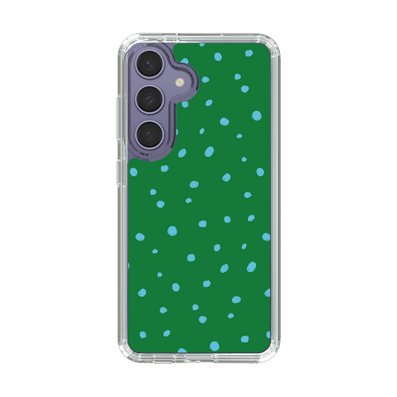 スリムプロテクションケース［ Drawing Dot - Green ］