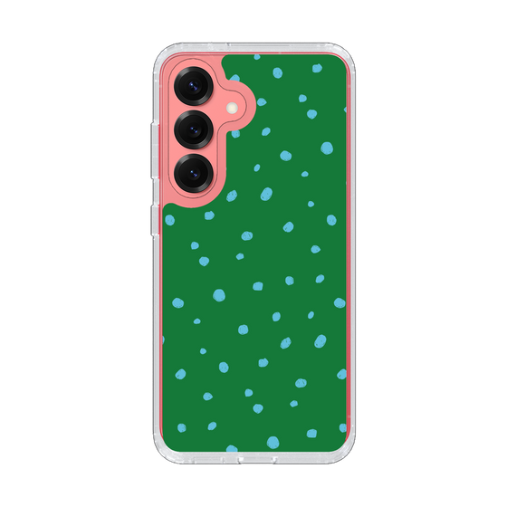 スリムプロテクションケース［ Drawing Dot - Green ］