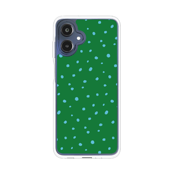 スリムプロテクションケース［ Drawing Dot - Green ］