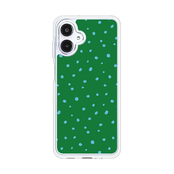 スリムプロテクションケース［ Drawing Dot - Green ］