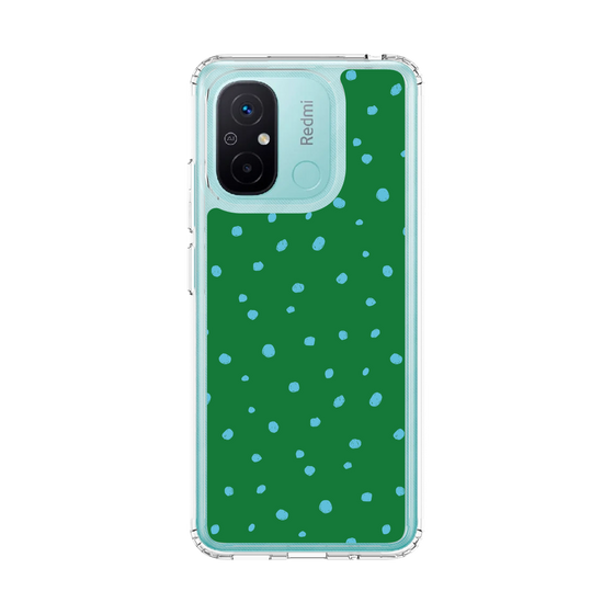 スリムプロテクションケース［ Drawing Dot - Green ］