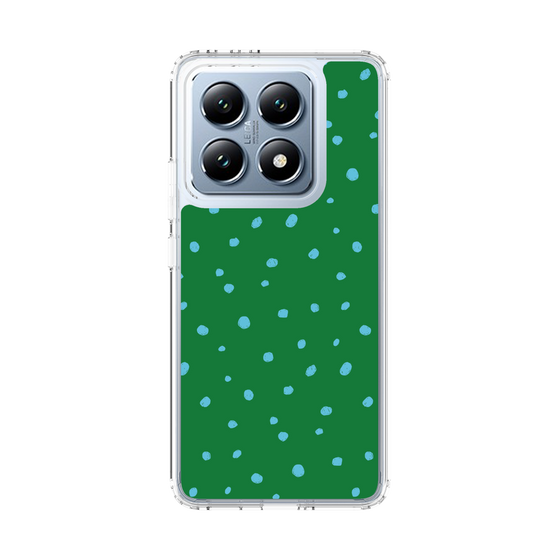 スリムプロテクションケース［ Drawing Dot - Green ］