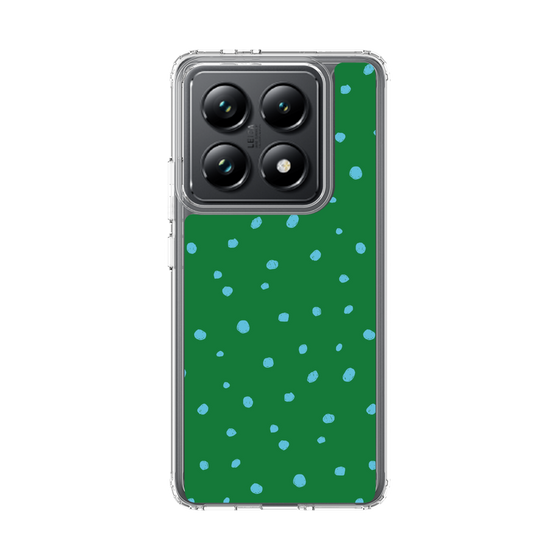 スリムプロテクションケース［ Drawing Dot - Green ］