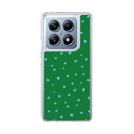 スリムプロテクションケース［ Drawing Dot - Green ］