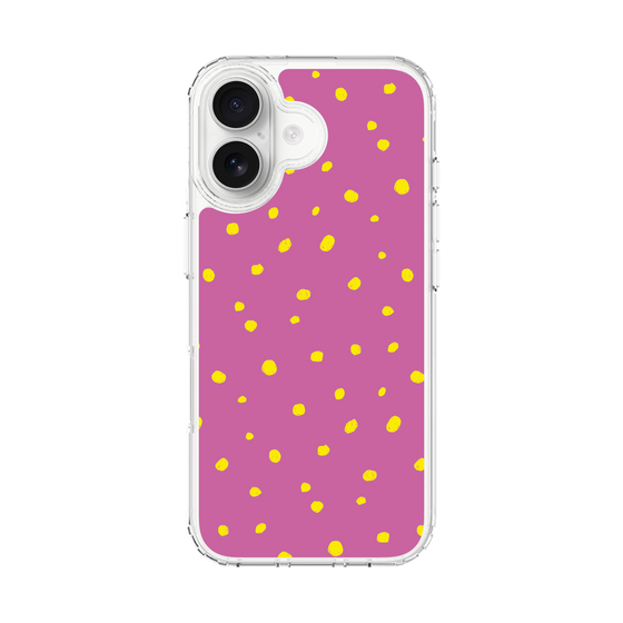 スリムプロテクションケース［ Drawing Dot - Pink ］
