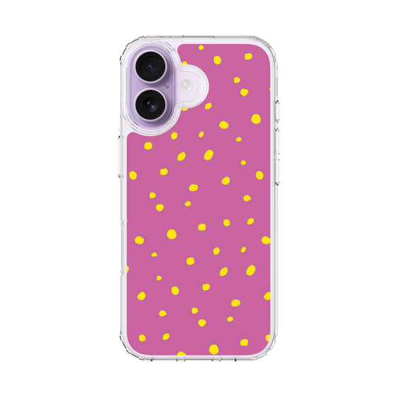 スリムプロテクションケース［ Drawing Dot - Pink ］