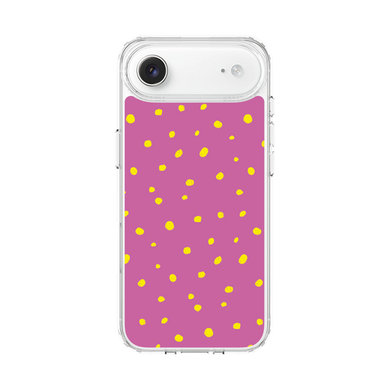 スリムプロテクションケース［ Drawing Dot - Pink ］