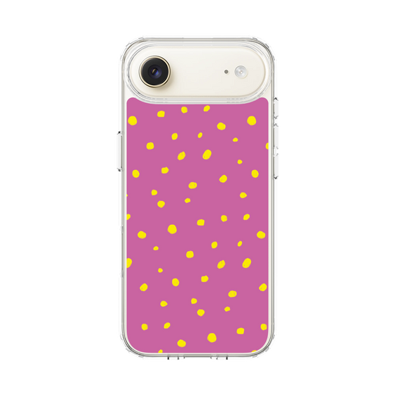 スリムプロテクションケース［ Drawing Dot - Pink ］