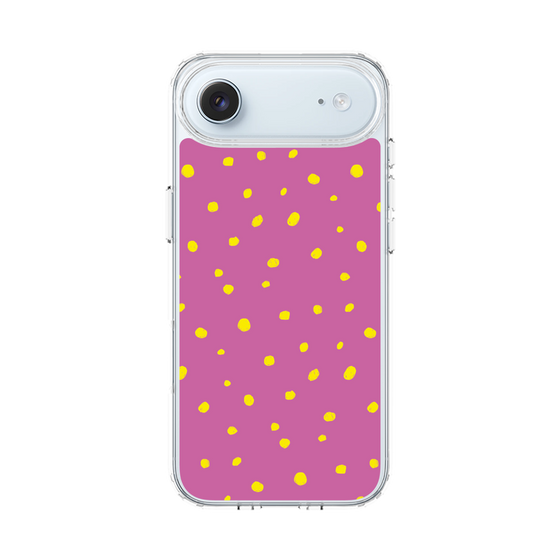 スリムプロテクションケース［ Drawing Dot - Pink ］