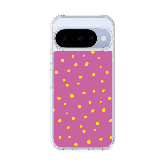 スリムプロテクションケース［ Drawing Dot - Pink ］