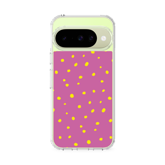 スリムプロテクションケース［ Drawing Dot - Pink ］