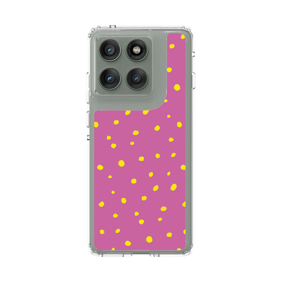 スリムプロテクションケース［ Drawing Dot - Pink ］