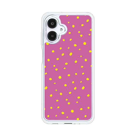 スリムプロテクションケース［ Drawing Dot - Pink ］