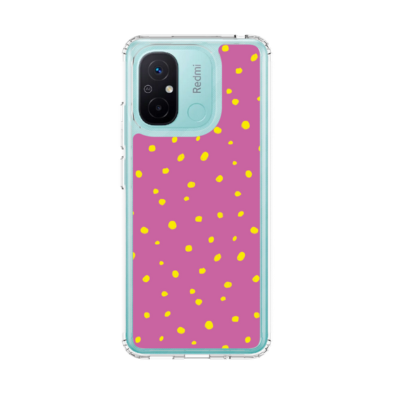 スリムプロテクションケース［ Drawing Dot - Pink ］