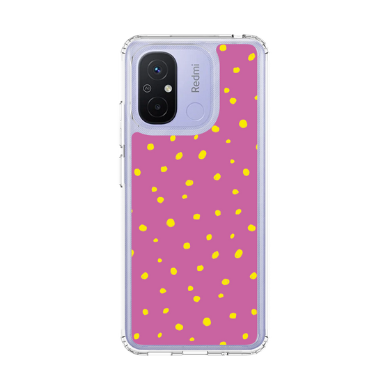 スリムプロテクションケース［ Drawing Dot - Pink ］