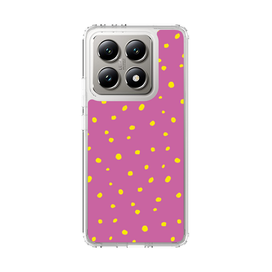スリムプロテクションケース［ Drawing Dot - Pink ］